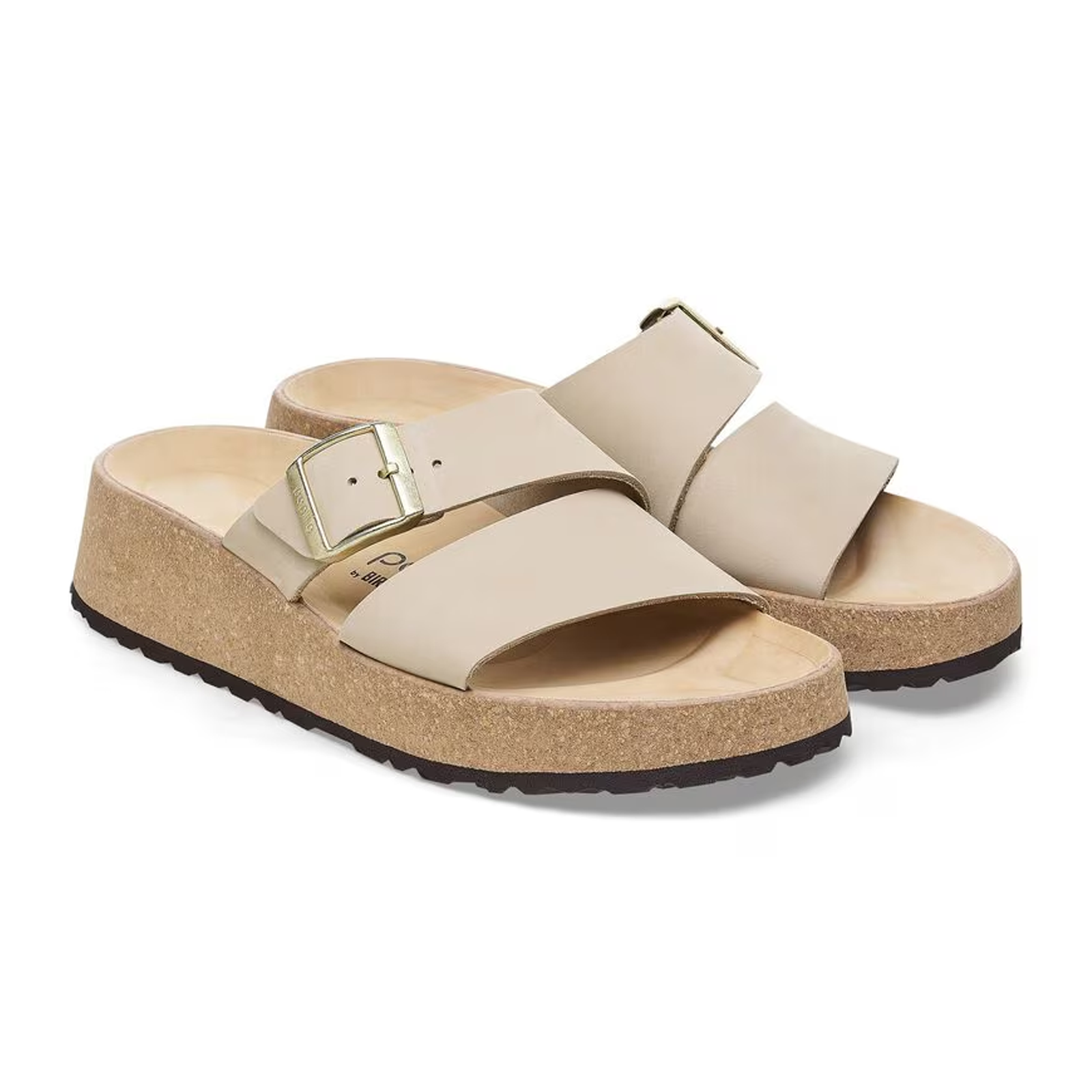 Birkenstock Almina Narrow Slide Sandal (Women) - Sandcastle Nubuck