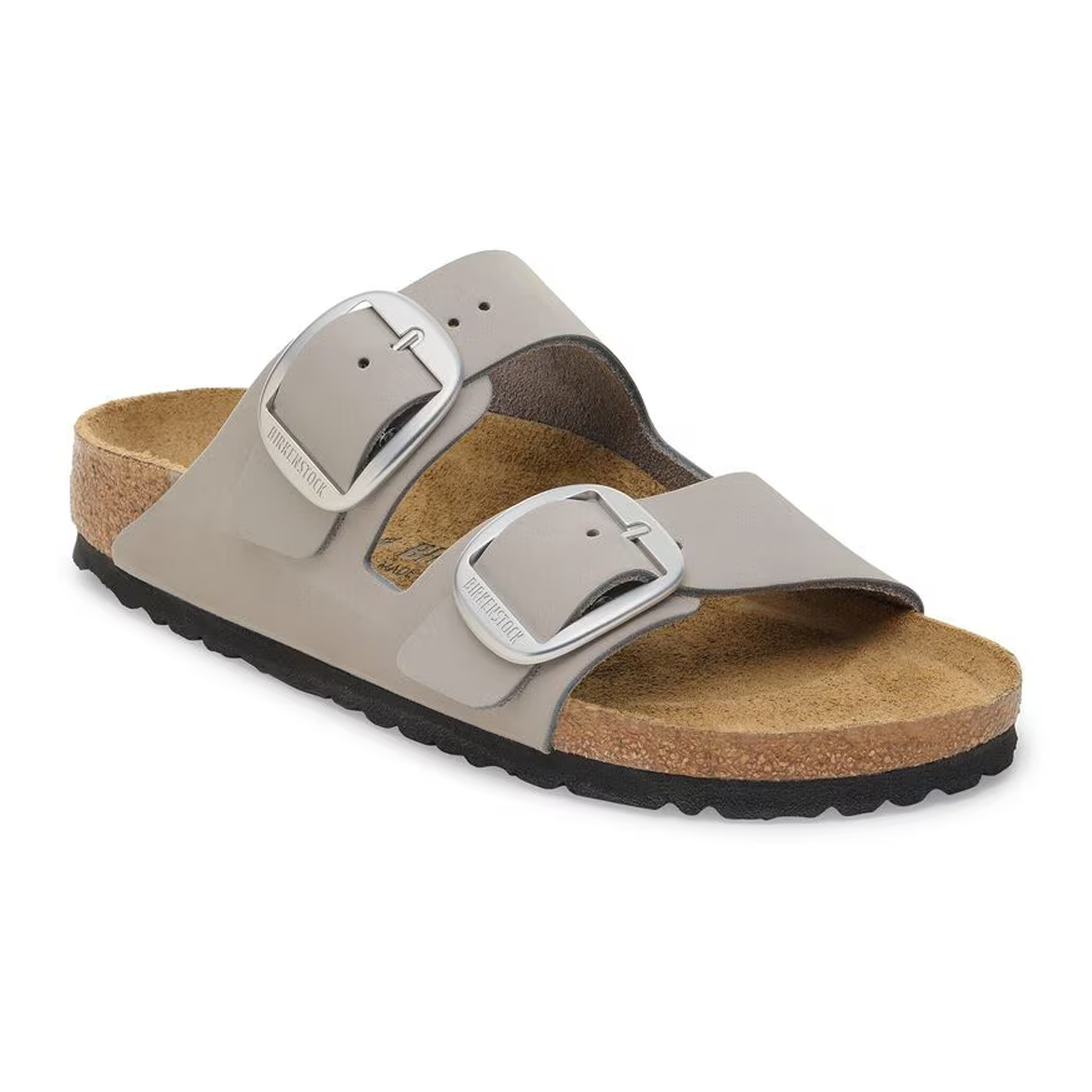 Birkenstock Arizona Big Buckle Narrow Slide Sandal (Women) - Stone Coin Nubuck