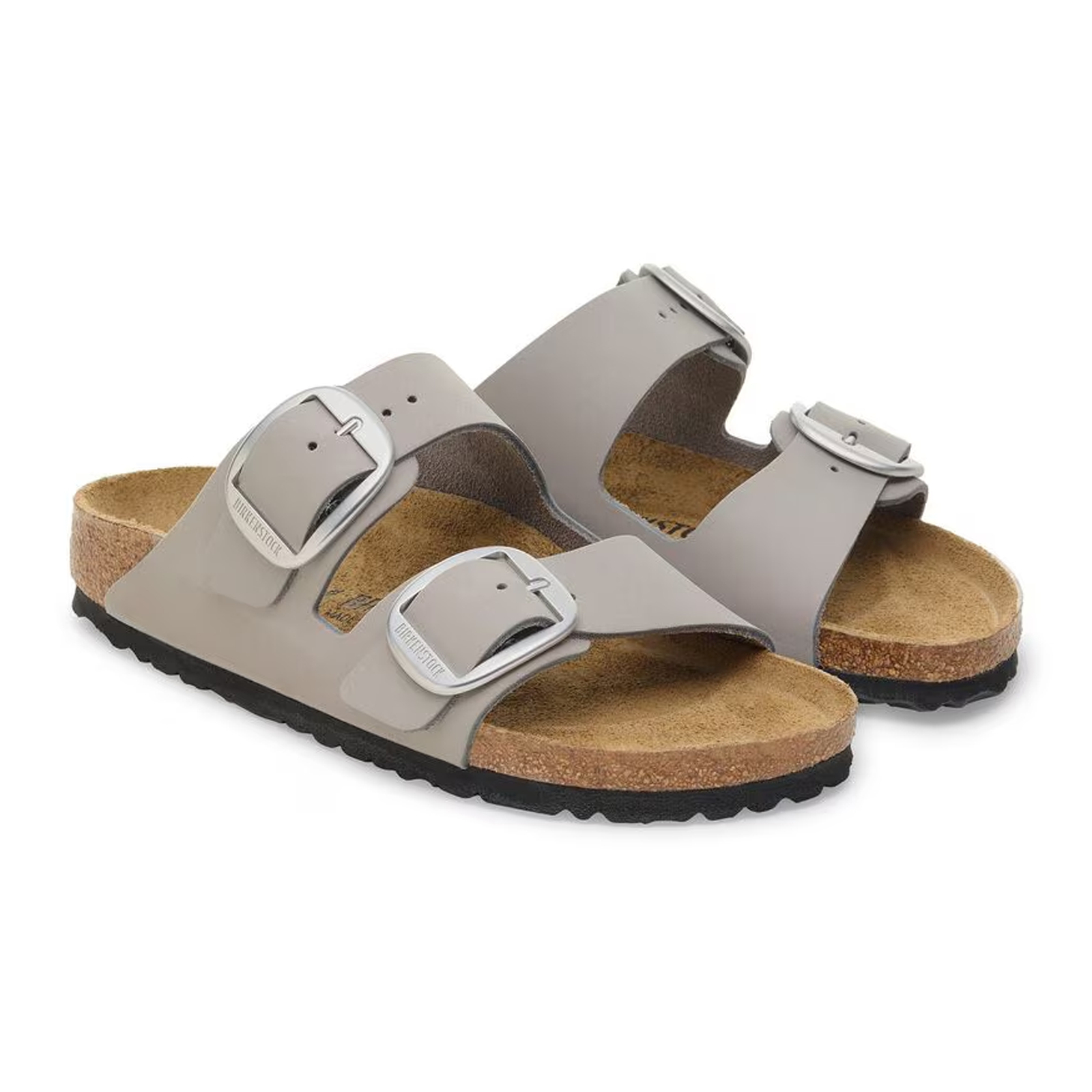 Birkenstock Arizona Big Buckle Narrow Slide Sandal (Women) - Stone Coin Nubuck