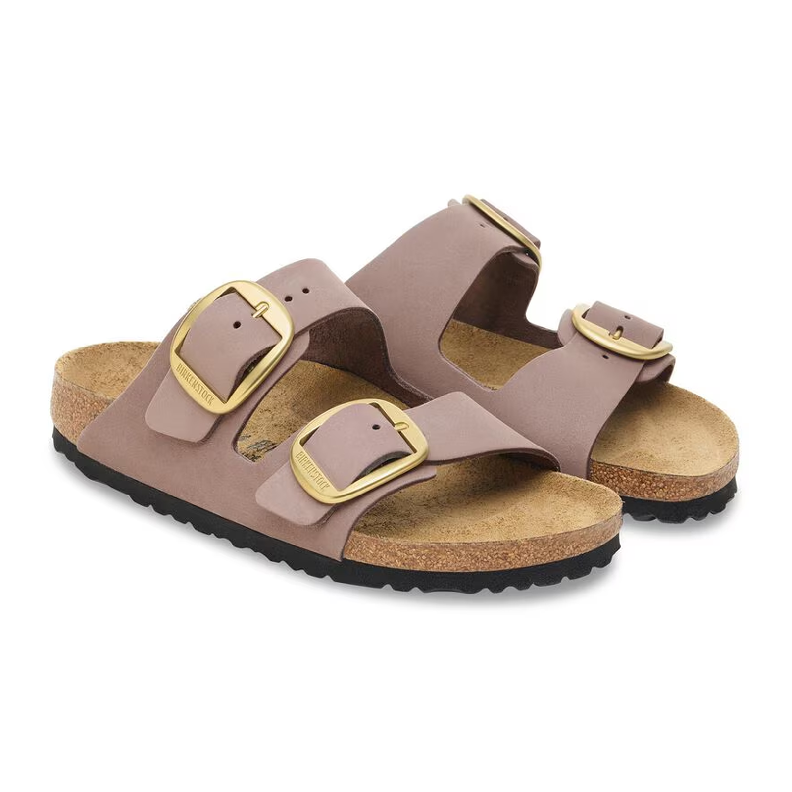 Birkenstock Arizona Big Buckle Slide Sandal (Women) - Faded Purple Nubuck
