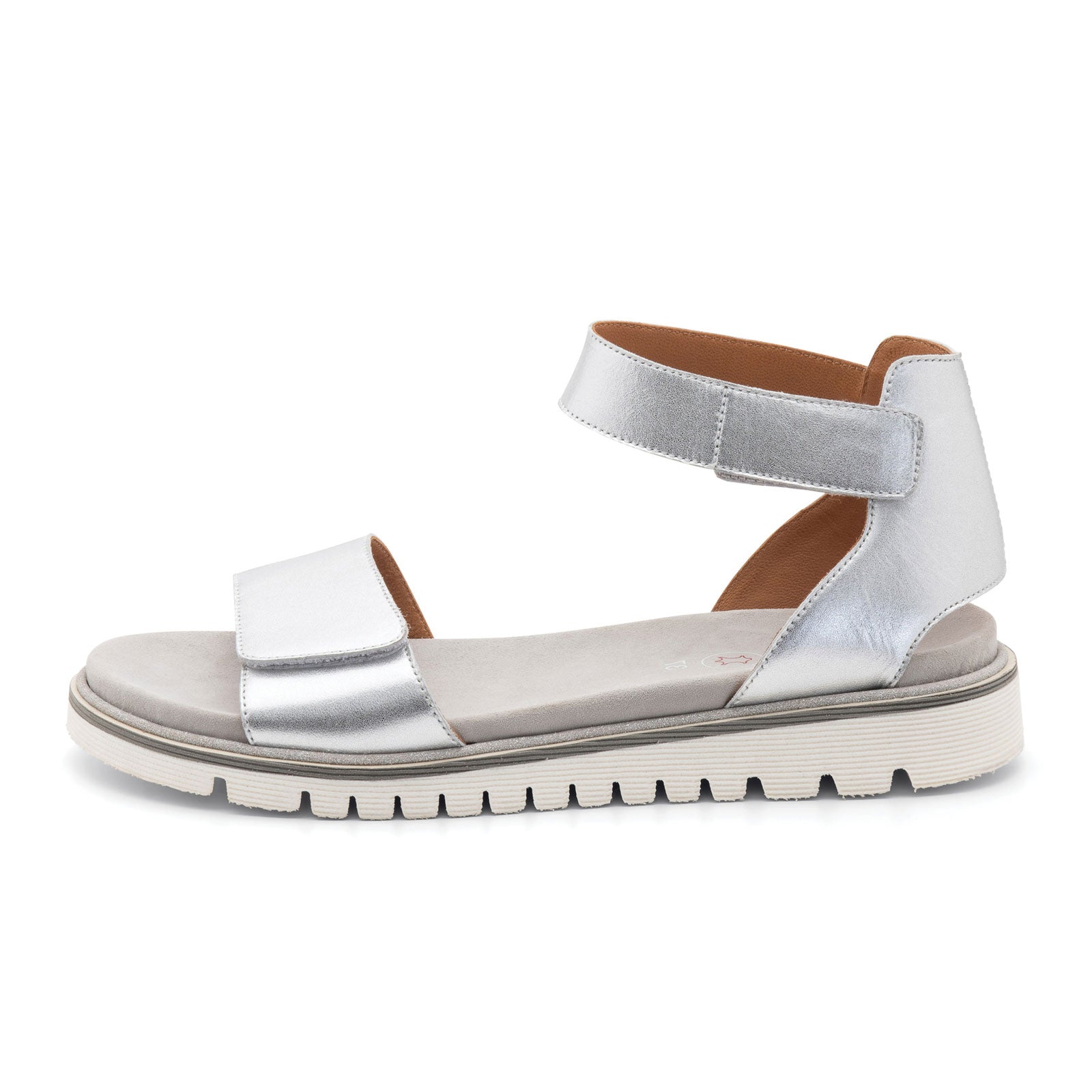 Ara Kasandra Backstrap Sandal (Women) - Silver Metallic