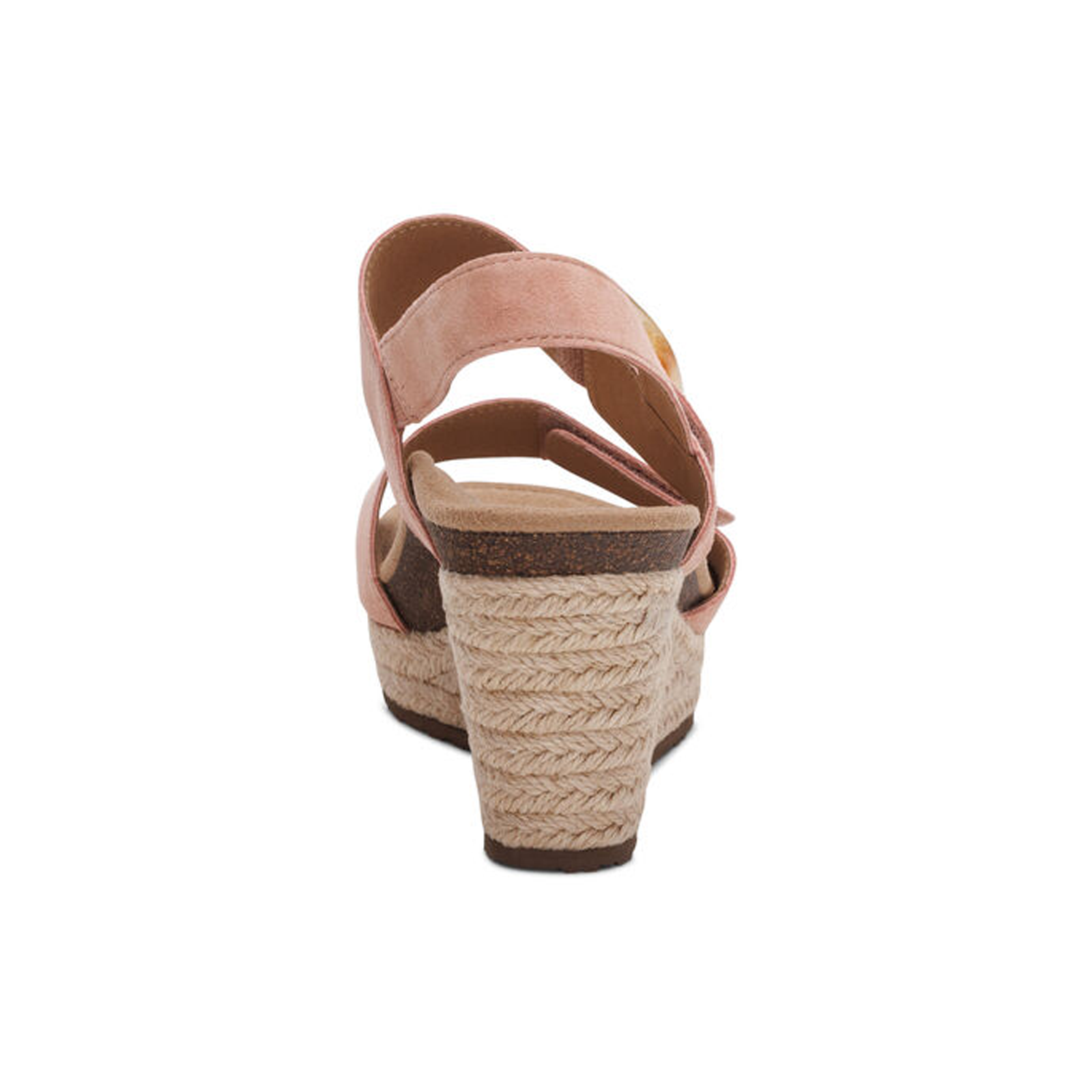 Aetrex Ashley Wedge Sandal (Women) - Rose