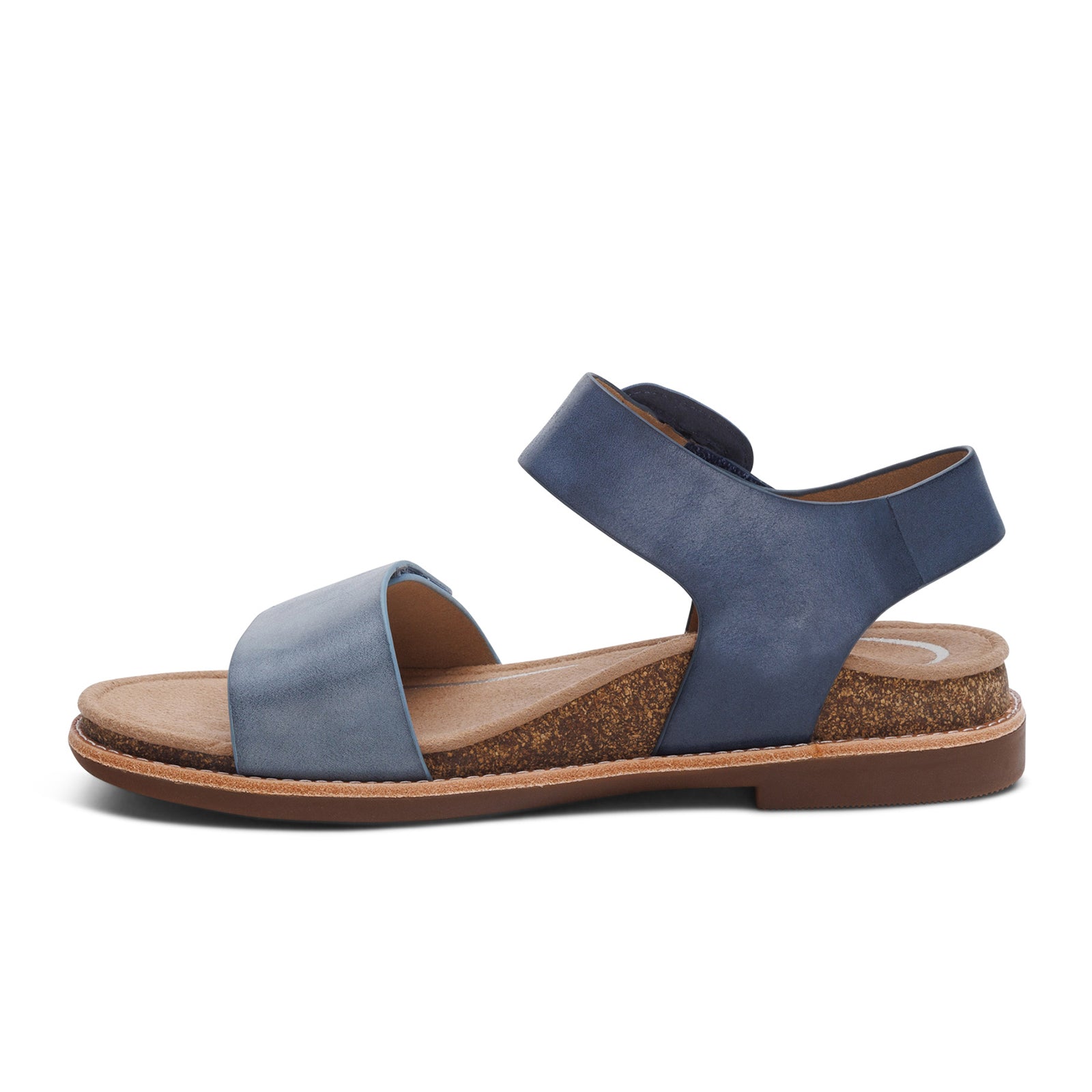Aetrex Claire Backstrap Sandal (Women) - Navy