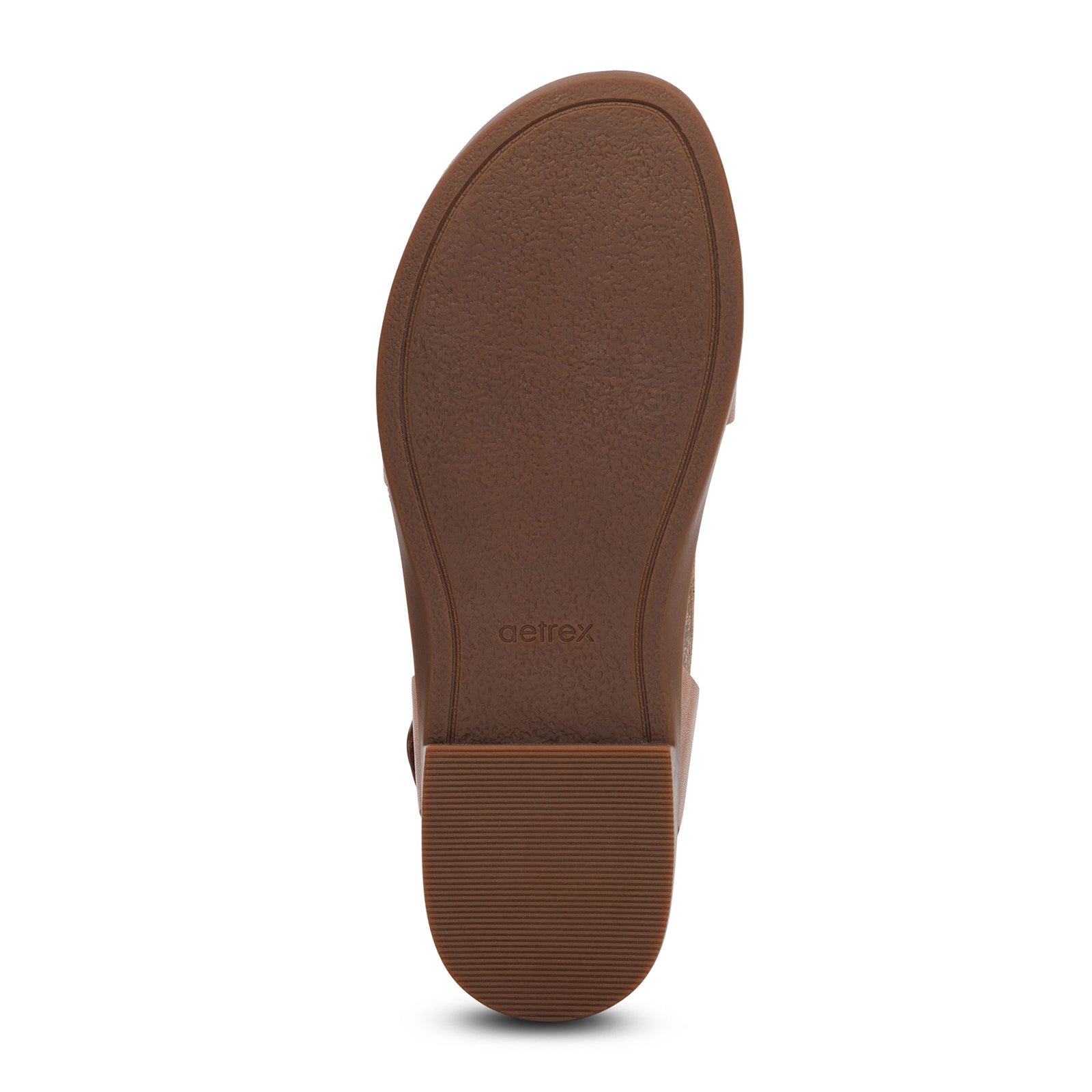 Aetrex Claire Backstrap Sandal (Women) - Cognac