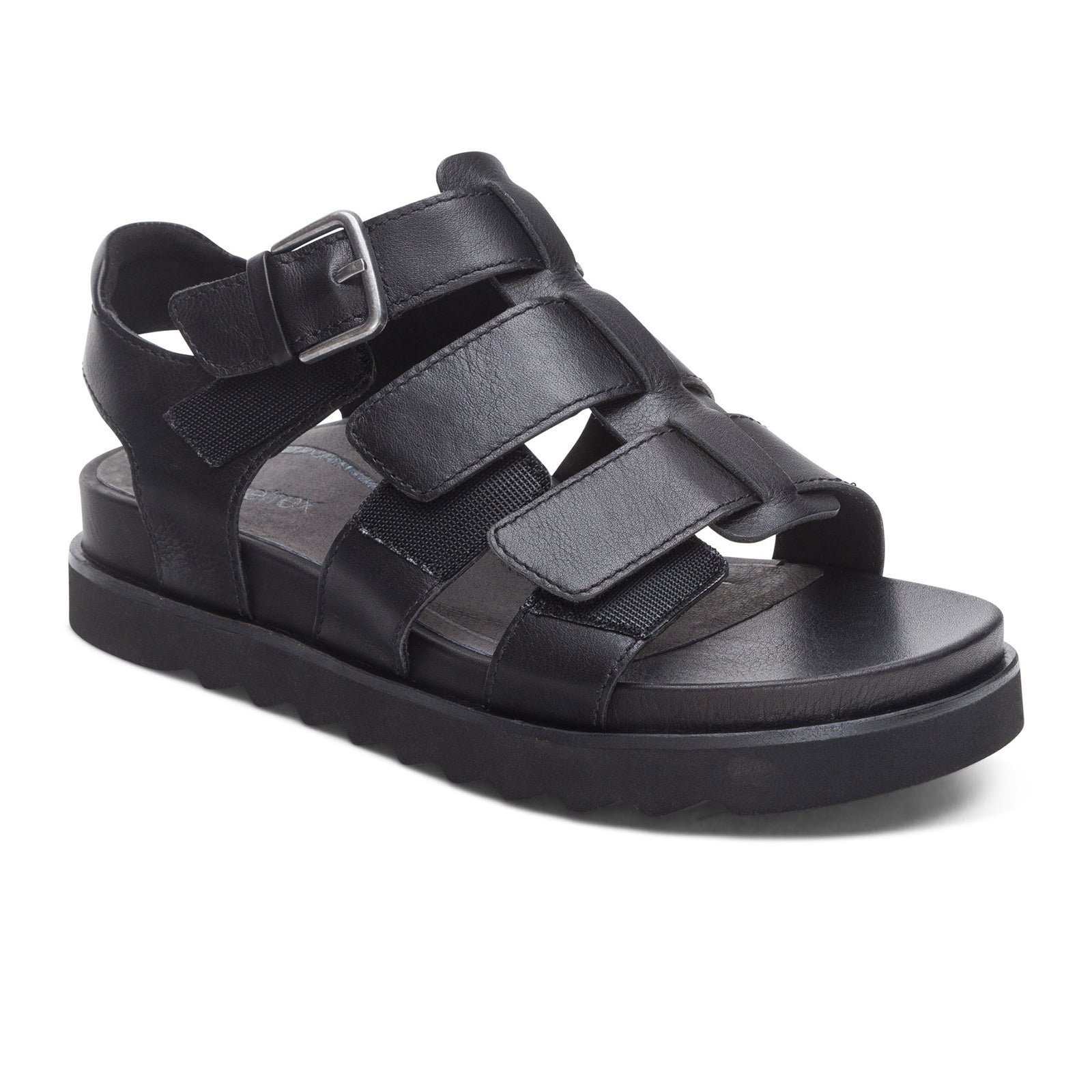 Aetrex Romy Backstrap Sandal (Women) - Black