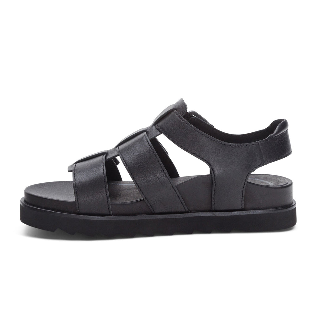 Aetrex Romy Backstrap Sandal (Women) - Black